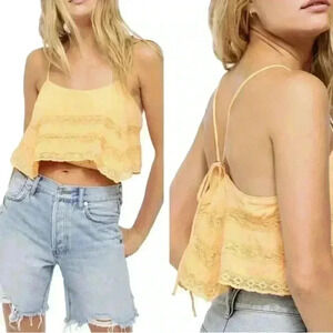 NWT free people home again cami tank large
